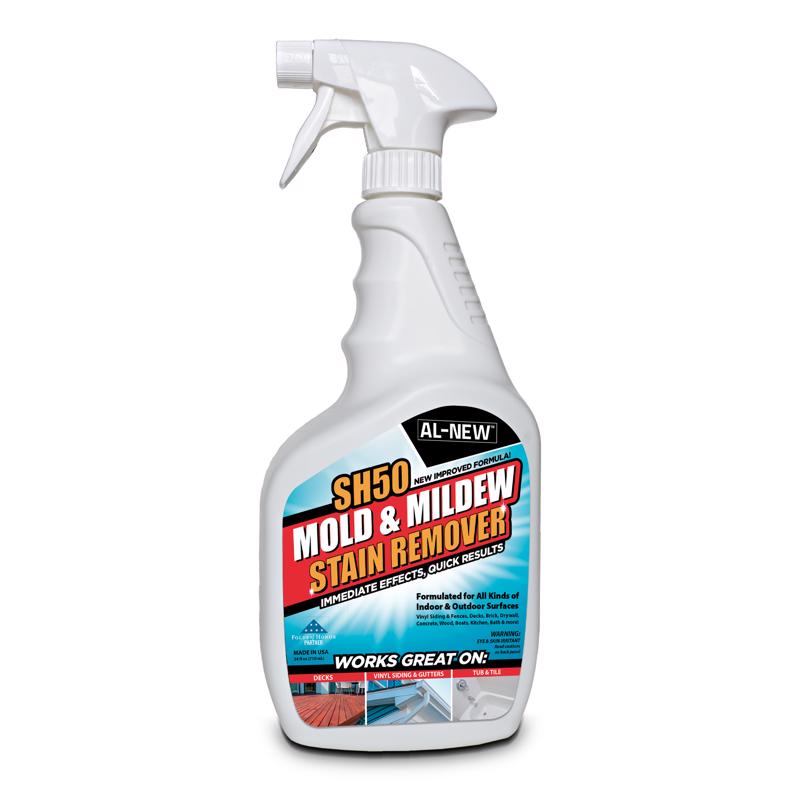 AL-NEW Mold and Mildew Stain Remover 24 oz, Pack of 12