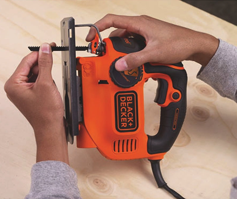 Black+Decker BDEJS600C Jig Saw, 5 A, 3/4 in L Stroke, 3000 spm, Includes: (1) Jig Saw Blade