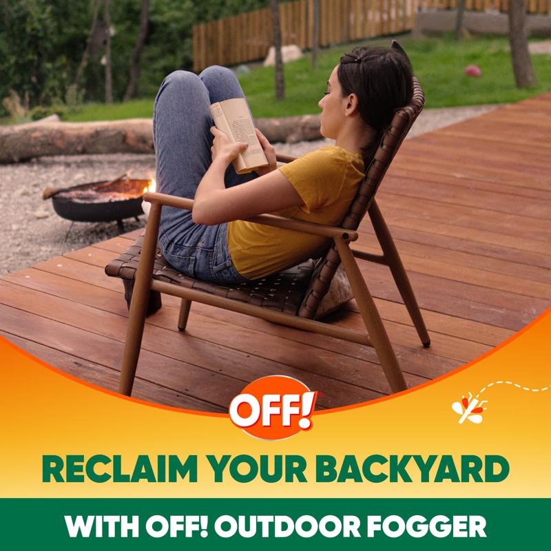 OFF! Outdoor Fogger Insect Repellent 8.5 oz, Pack of 6