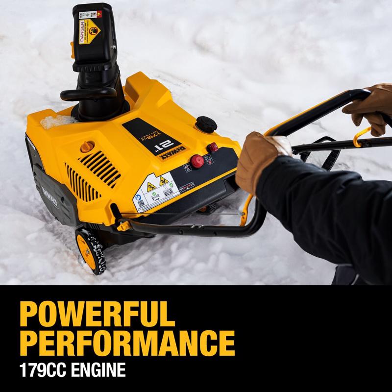 DeWalt 21 in. 179 cc Single stage Gas Auger-Propelled Snow Blower