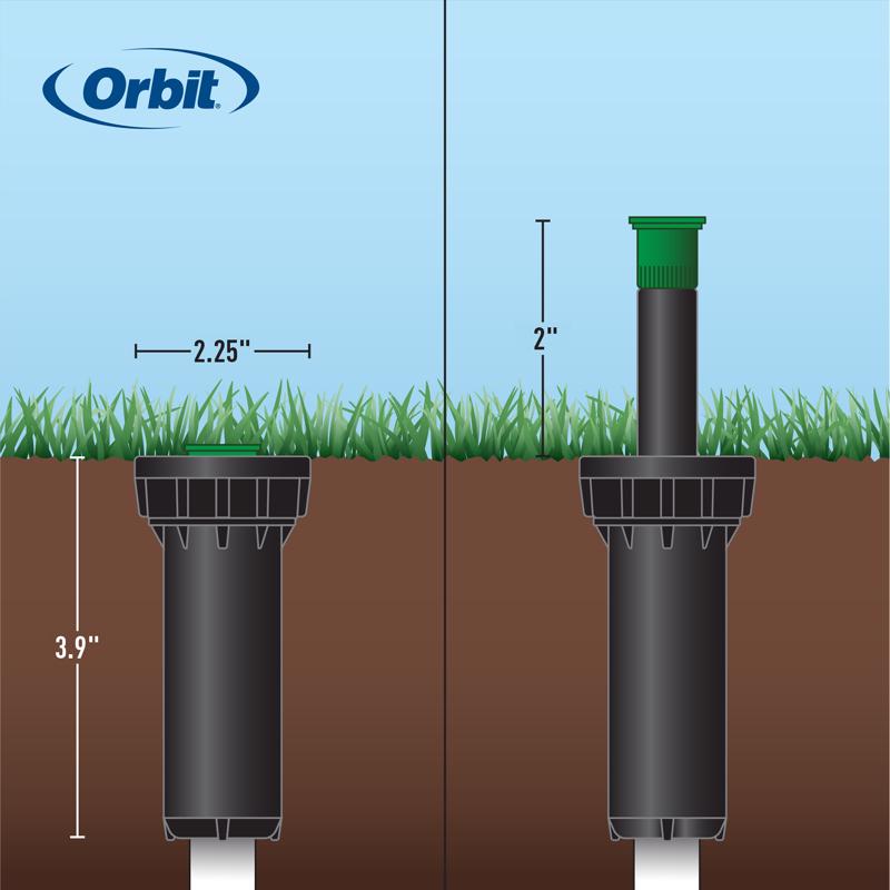 Orbit 2 in. H Adjustable Sprinkler Spray Head