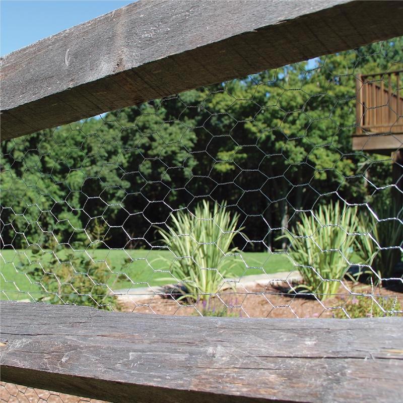 Garden Craft 24 in. H X 25 ft. L Galvanized Steel Fencing 1 in. X 1 in. in.