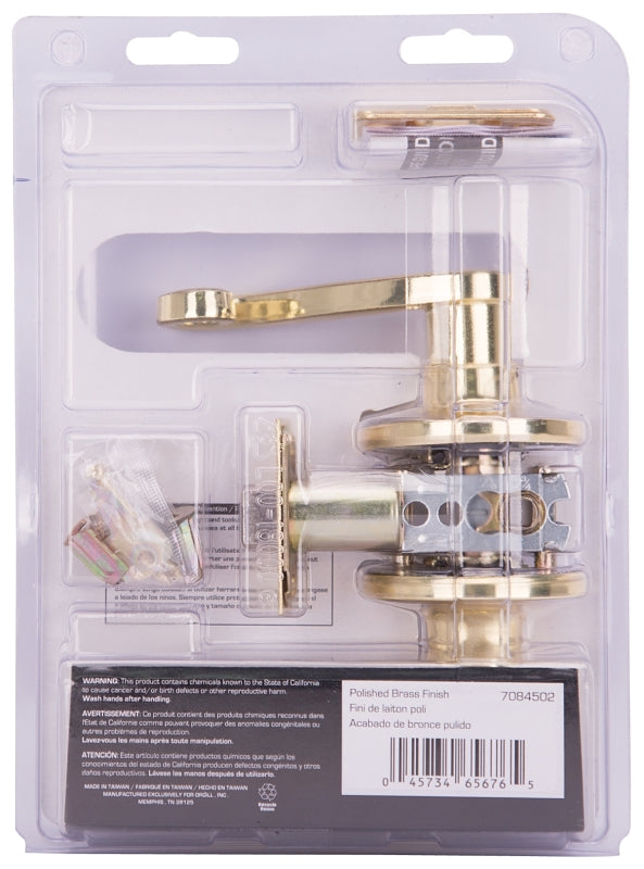 ProSource L6703V-PS Passage Lever, Zinc, Reversible Hand, 3 Grade