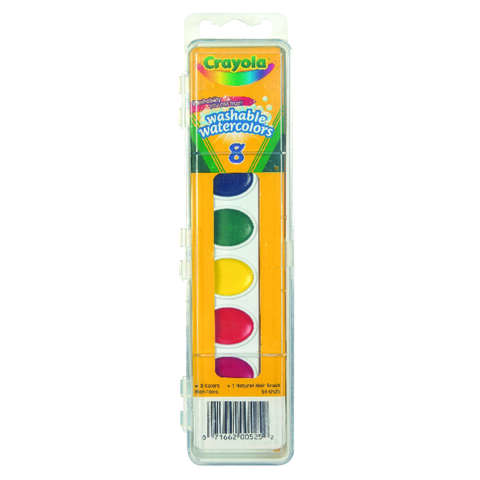 Crayola Washable Watercolor Paints Assorted