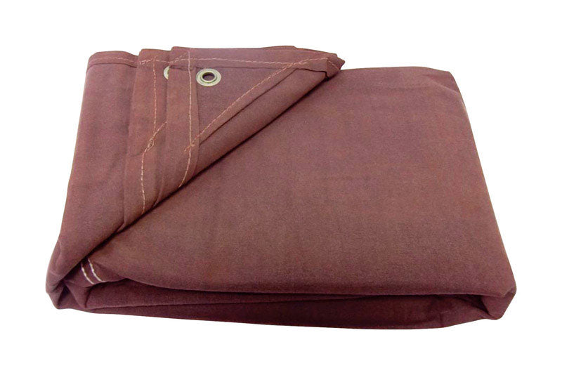 Ace 8 ft. W X 10 ft. L Heavy Duty Canvas Tarpaulin Brown