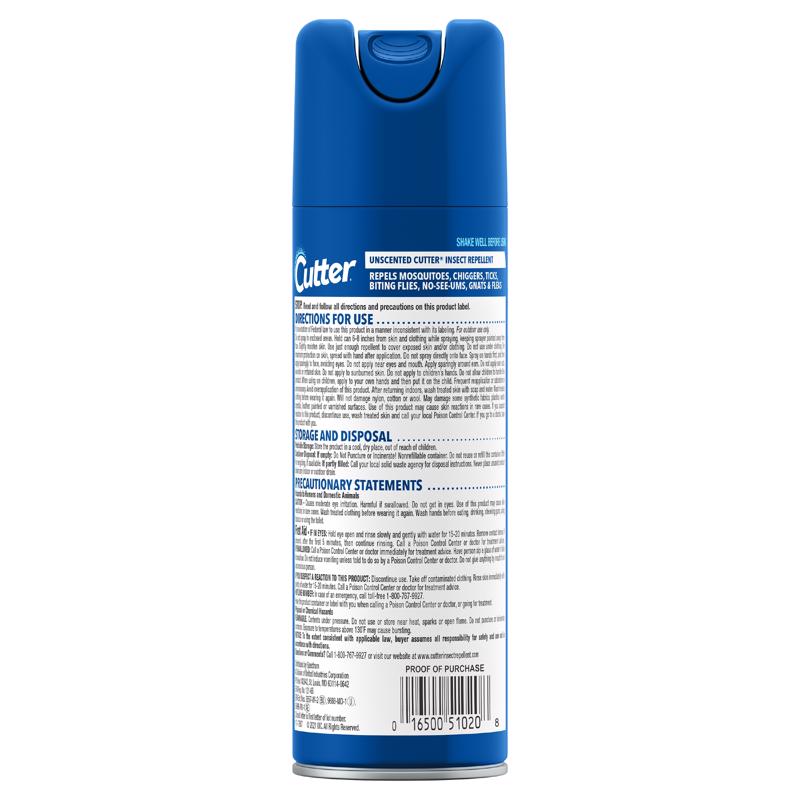 Cutter Insect Repellent Liquid For Mosquitoes/Other Flying Insects 6 oz, Pack of 12