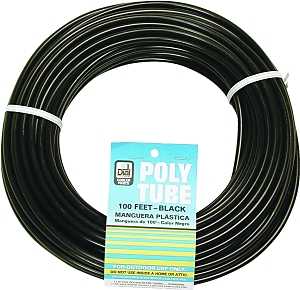 Dial 4321 Cooler Tubing, 100 ft L Dimensions, Polyethylene, Black, For: Evaporative Cooler Purge Systems