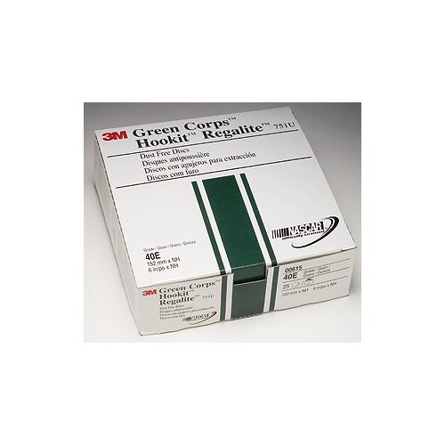 6″ 36E D/F Green Hookit Discs