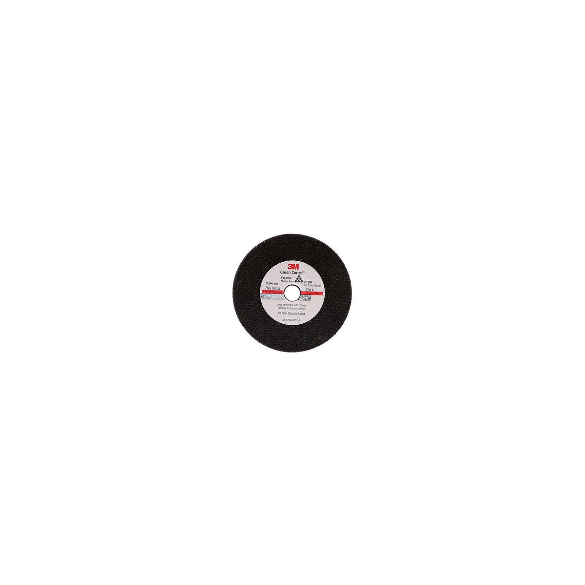 3M 01987 Cut Off Wheel 3″ x 1/32 x 3/8