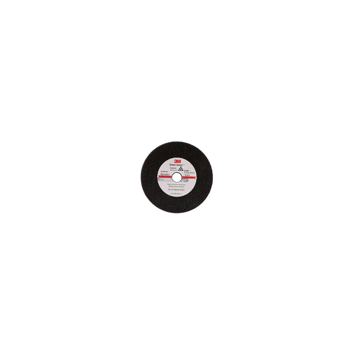 3M 01987 Cut Off Wheel 3″ x 1/32 x 3/8