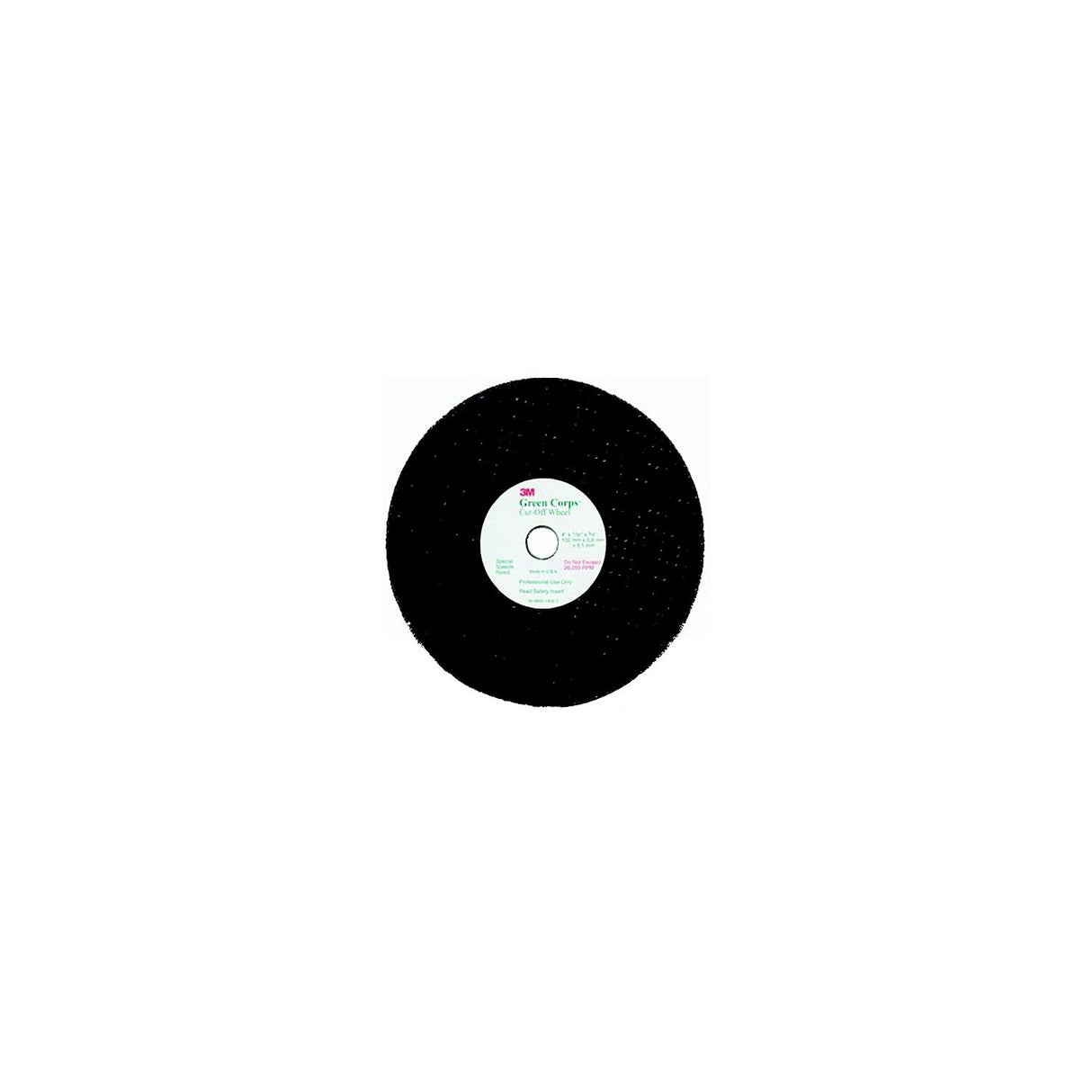 3M 019691 Green Corps Reinforced Grinding Wheel, 3, 5/pk