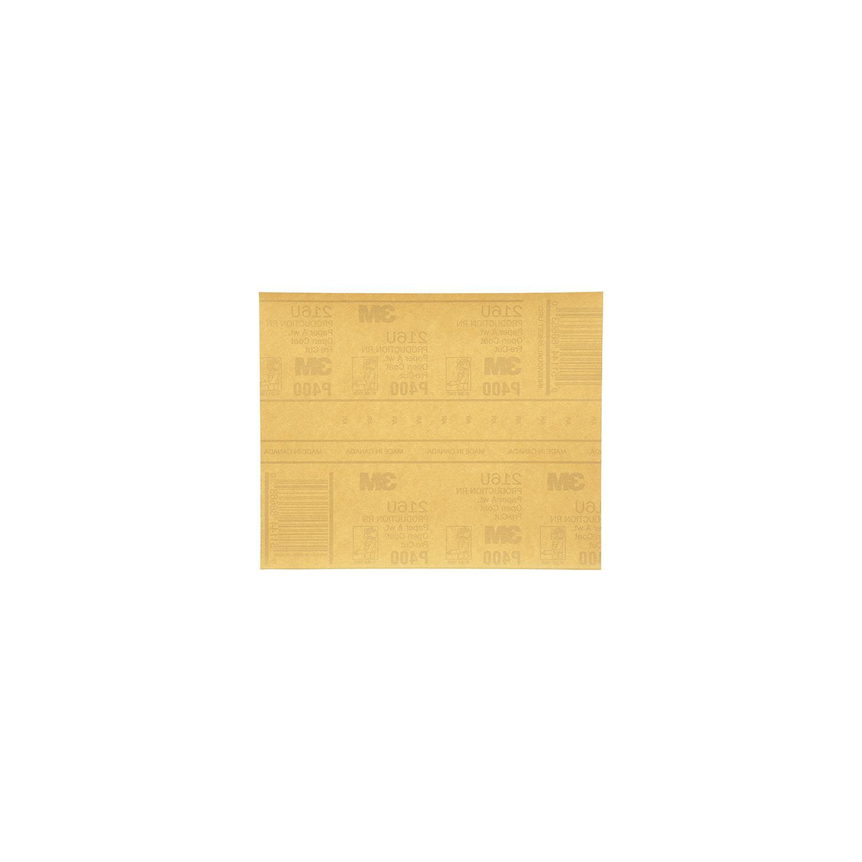 3M 02539 9x11 Resinite Fre-Cut Gold Sheet P400A