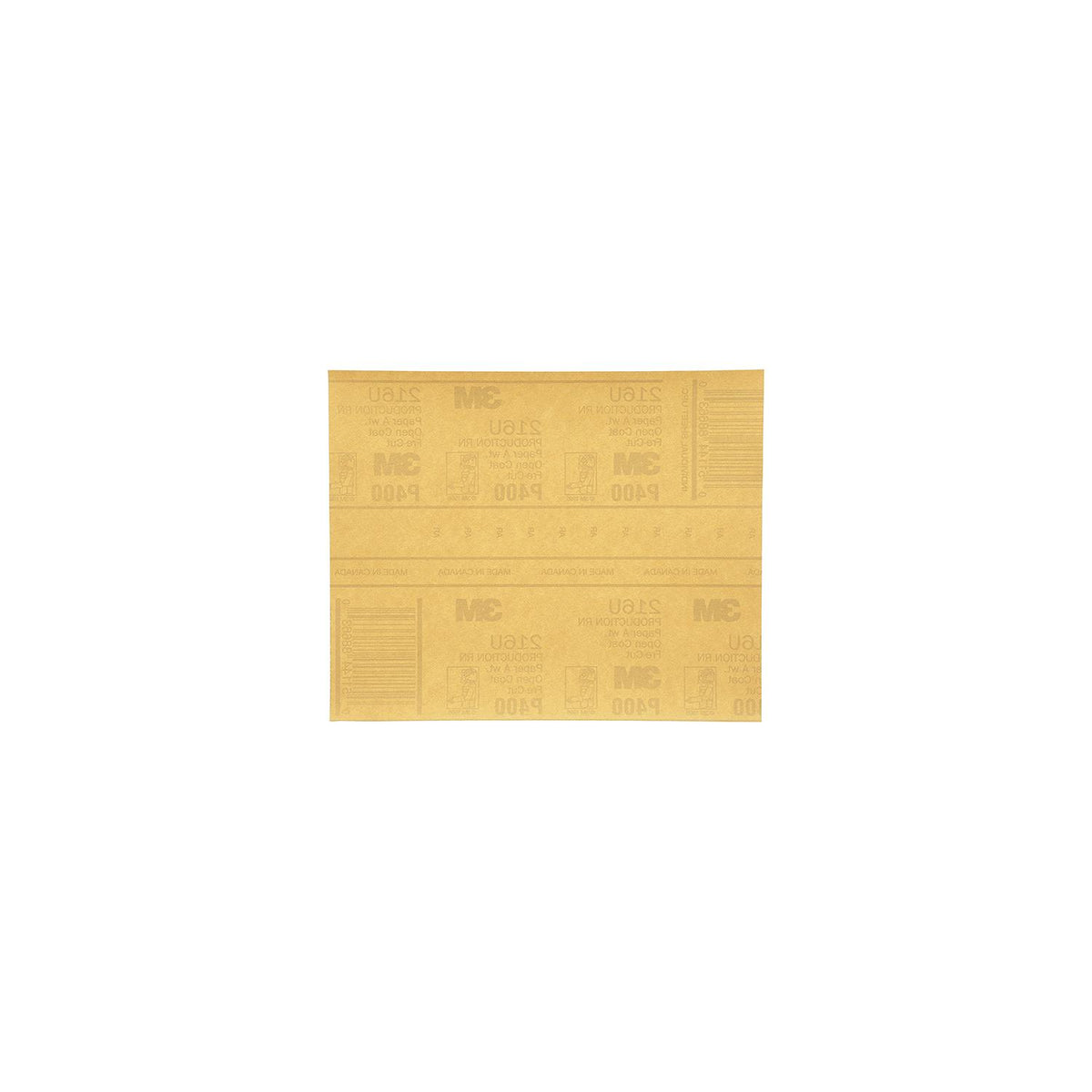 3M 02539 9x11 Resinite Fre-Cut Gold Sheet P400A