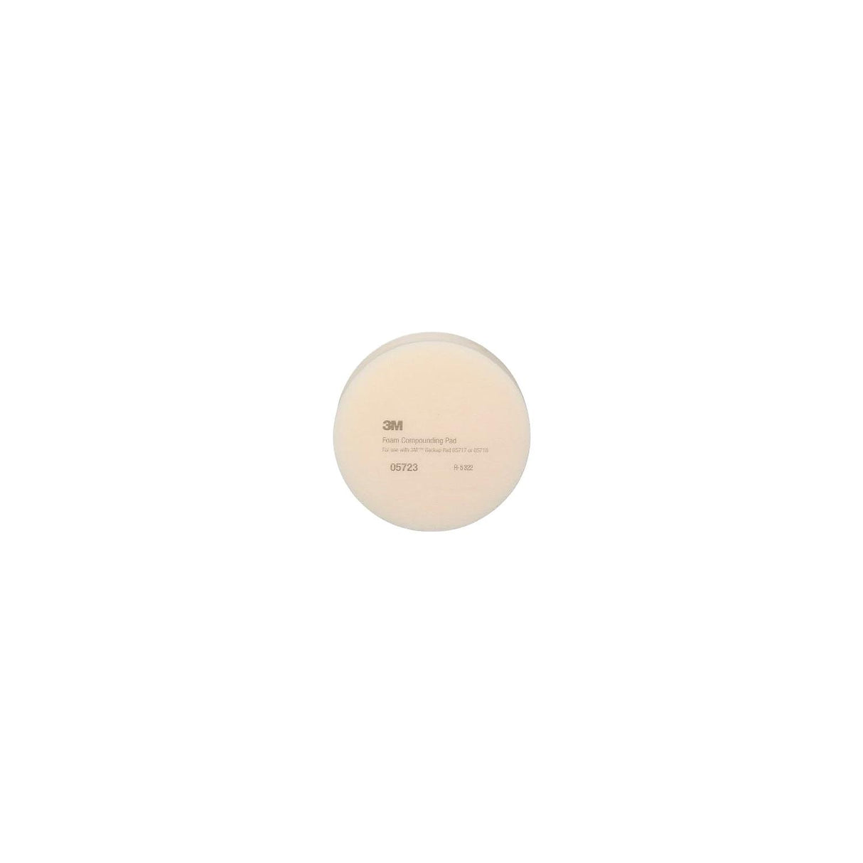 Perfect-It Foam Compounding Pad, Single Sided, Flat Back