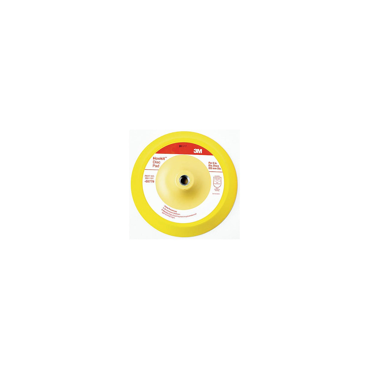 8″ Hookit Disc Pad