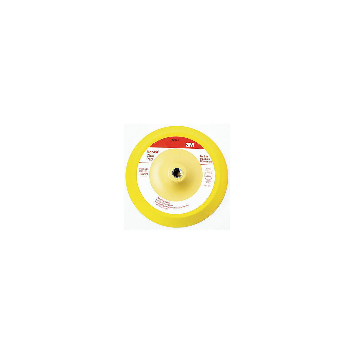 8″ Hookit Disc Pad