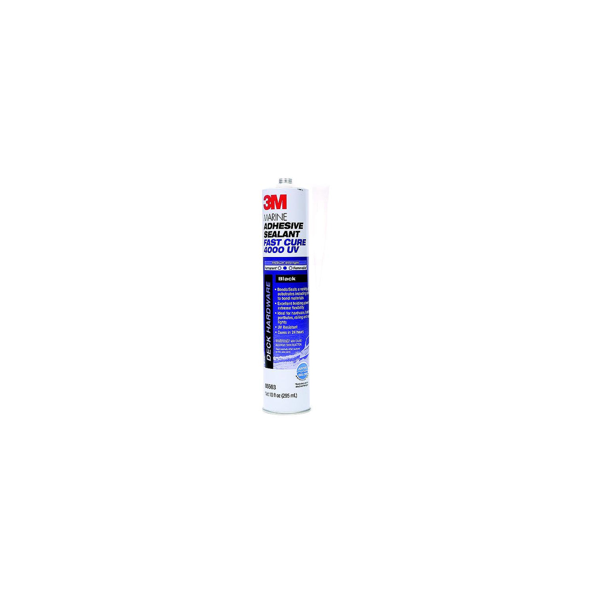 3M 14316 4000UV Fast Cure Sealant, Black, 10 oz. Cartridge