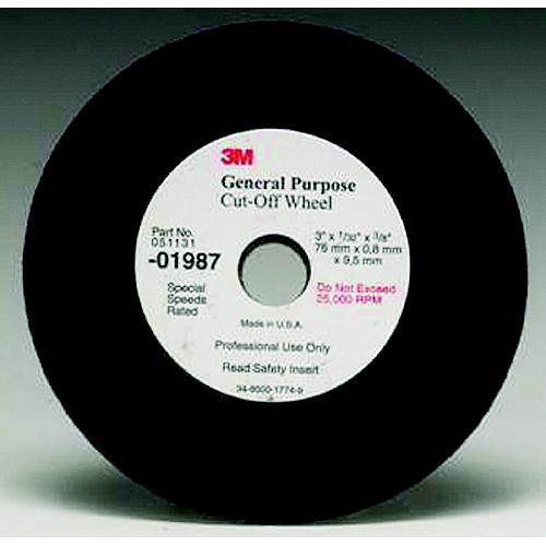3M 1988 Cut Off Wheel 3" x 1/16 x 3/8