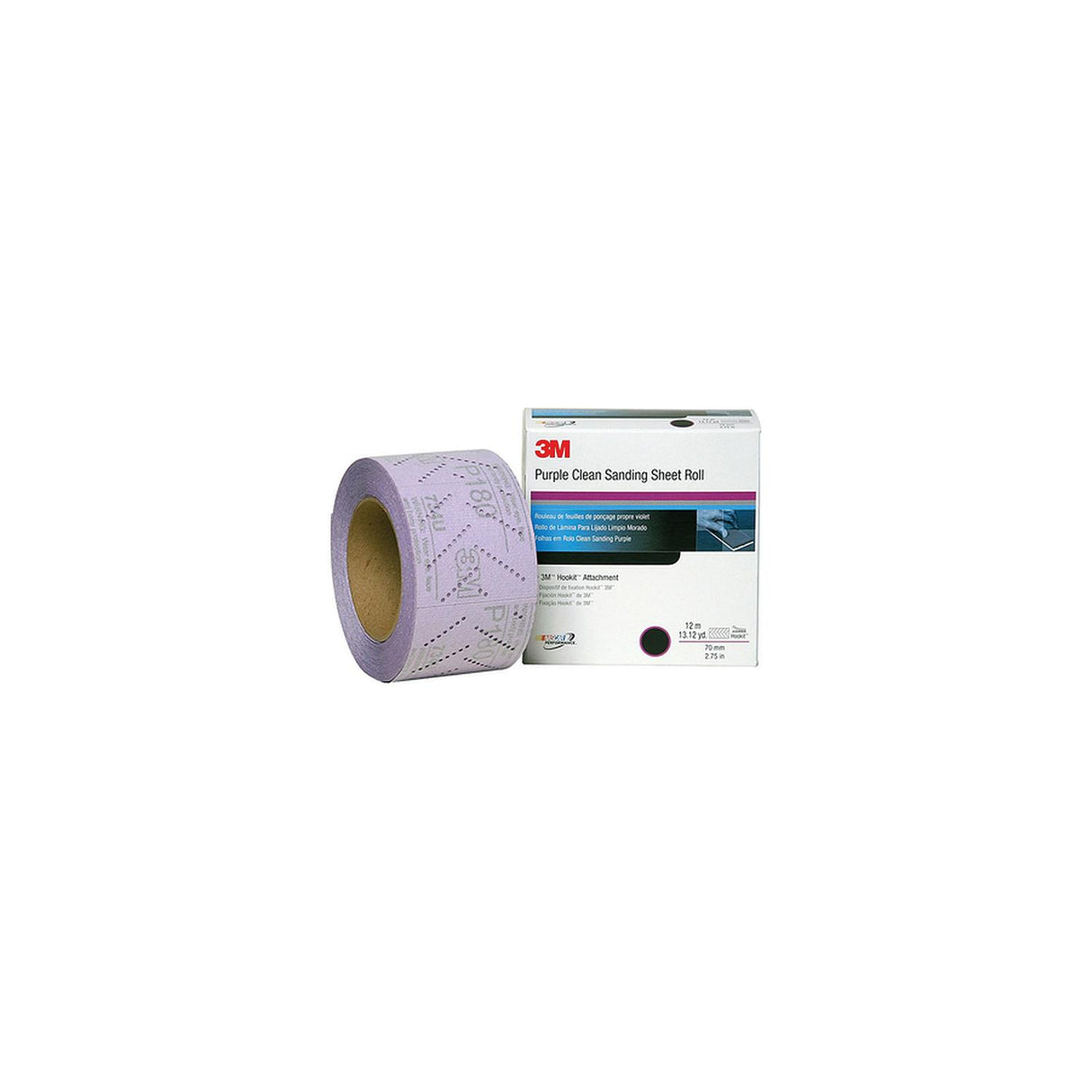 3M 30701 Hookit Purple Clean Sanding Sheet Roll, P600