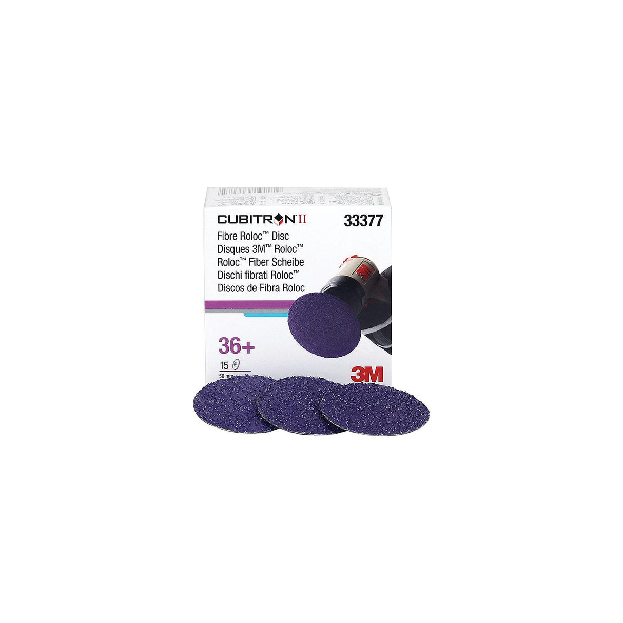 2″ Cubitron II Fibre Roloc Disc