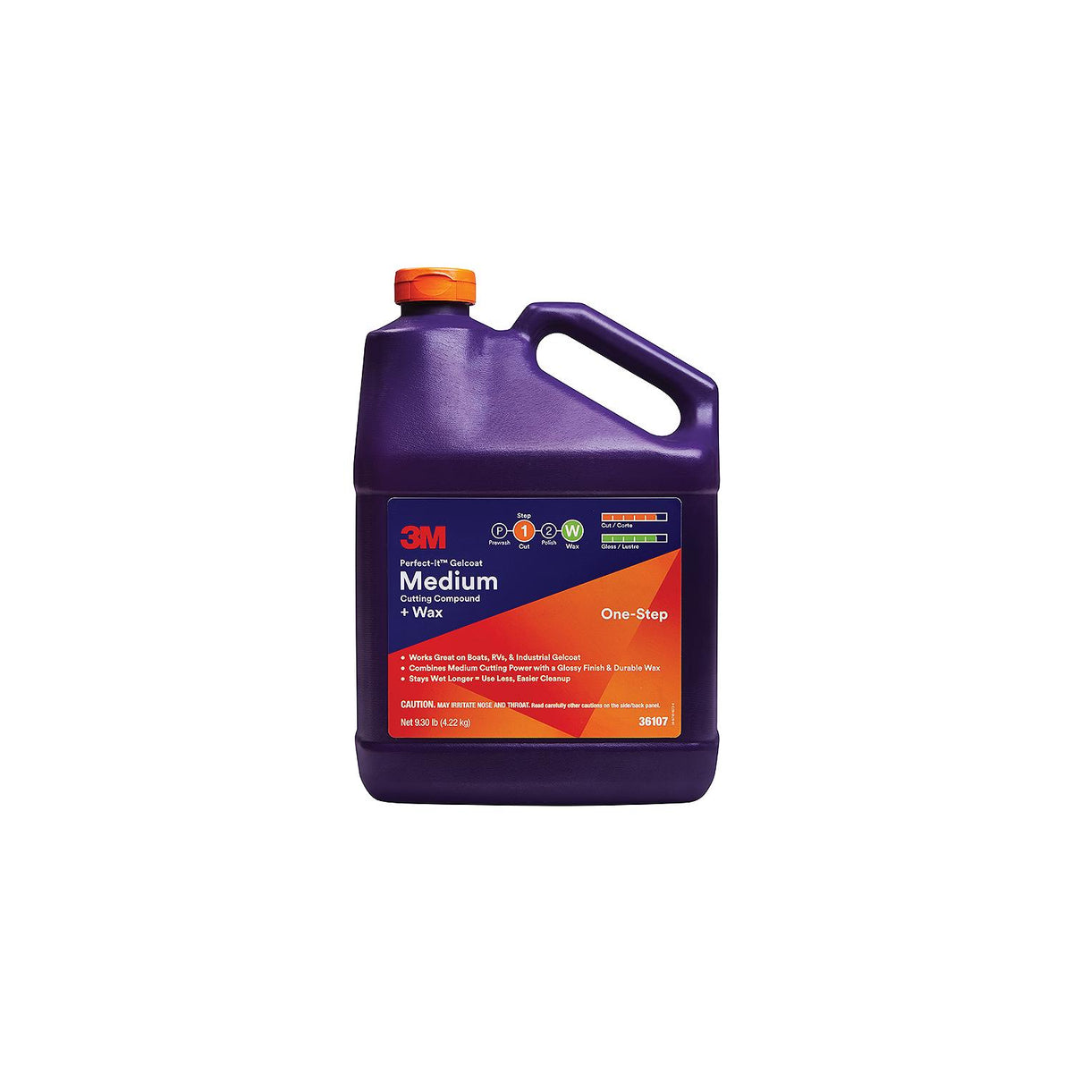 Perfect-It Gelcoat Medium Cutting Compound/Wax, Gal.