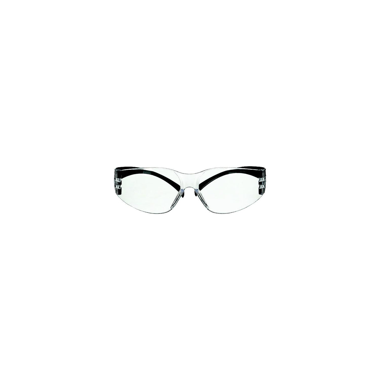 3M SF101AFBLK Securefit 100 Series Protective Eyewear, Clear