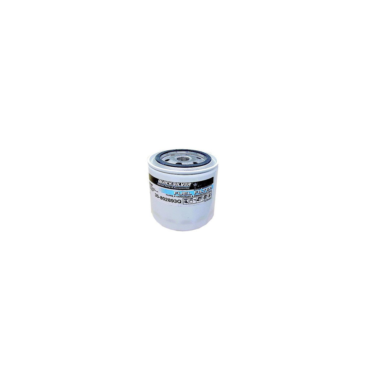 Quicksilver 35-802893Q01 Water Separating Fuel Filter, OMC Spin On
