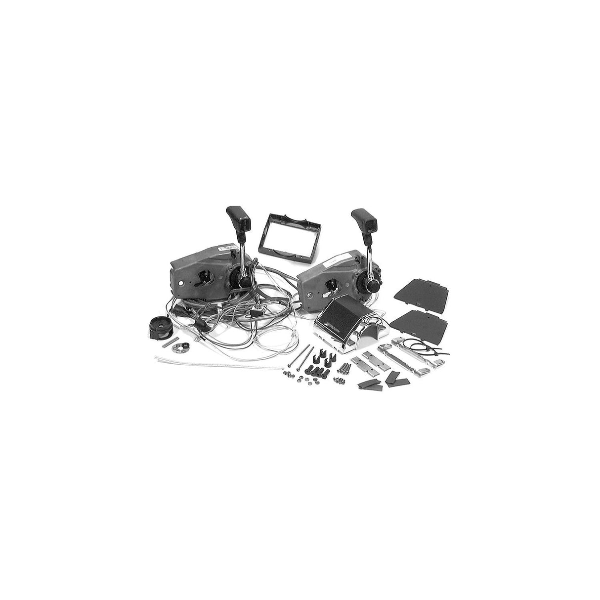 Quicksilver Dual Station Remote Control - Console Mounted w/20' trim harness & trailer switch