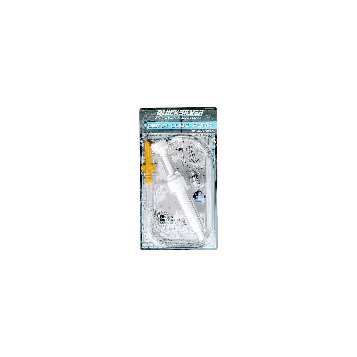 Quicksilver Gear Lube Pump for 3/8″-16 Drain Plug, Sold in case packs only