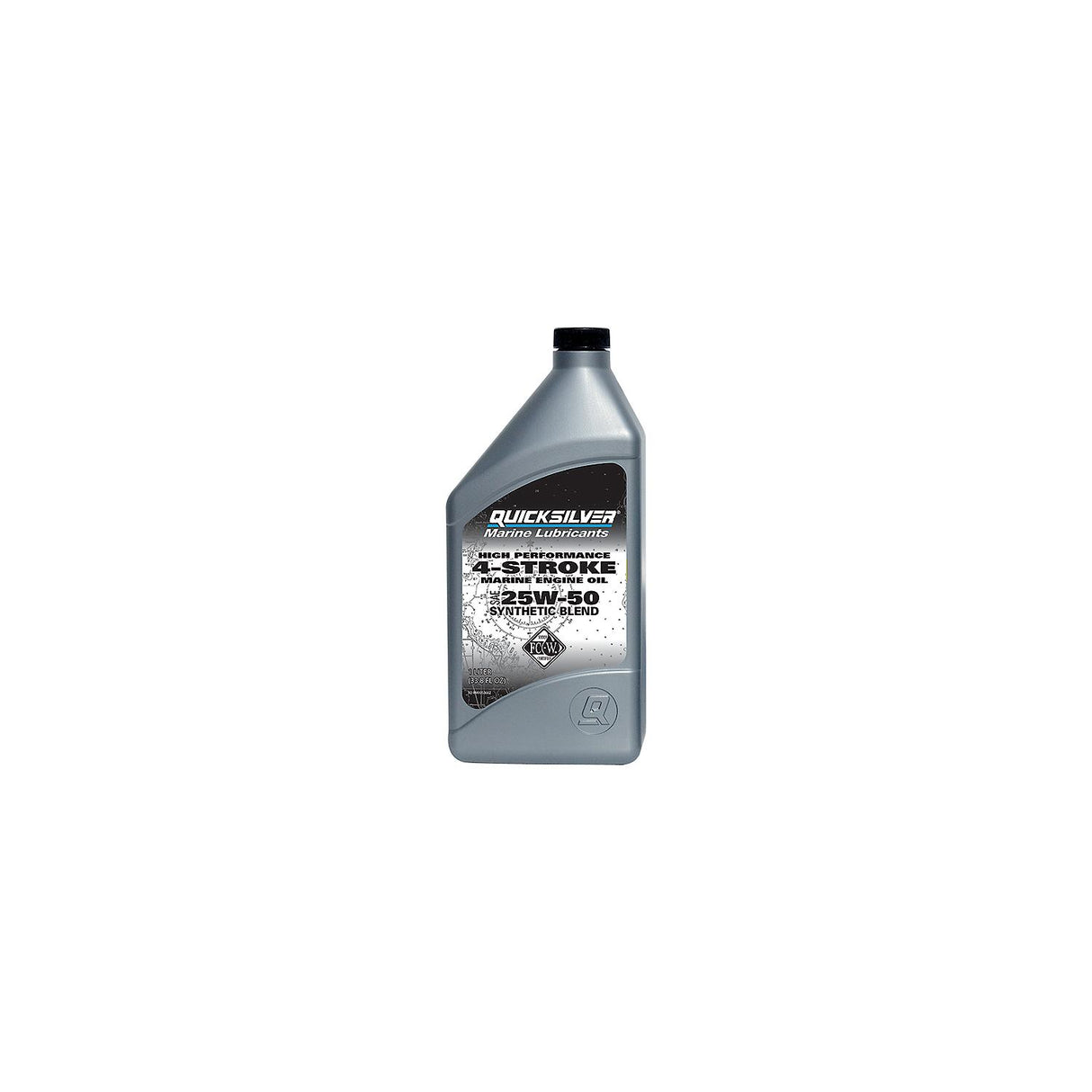 4-Stroke Synthetic Blend FC-W Outboard Oil, 25W-50 1L @6, Pack of 6