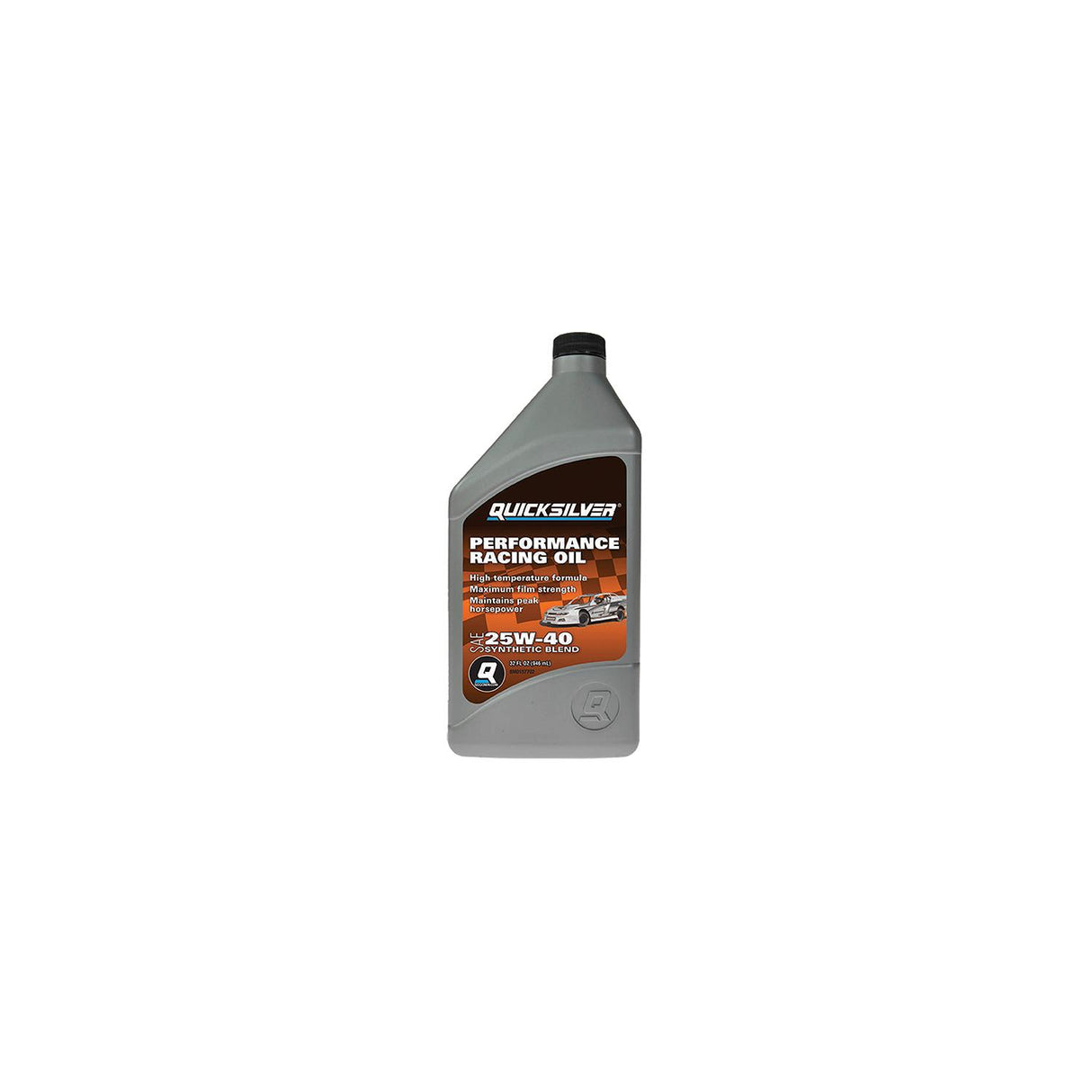 Quicksilver 92-8M0157702 Synthetic Performance Racing 25W-40 Oil, Qt., Pack of 6