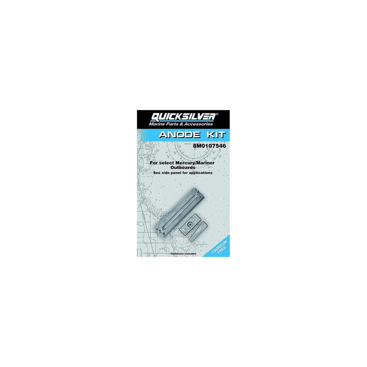 Quicksilver Mercury/Mariner/Force Anode Kit