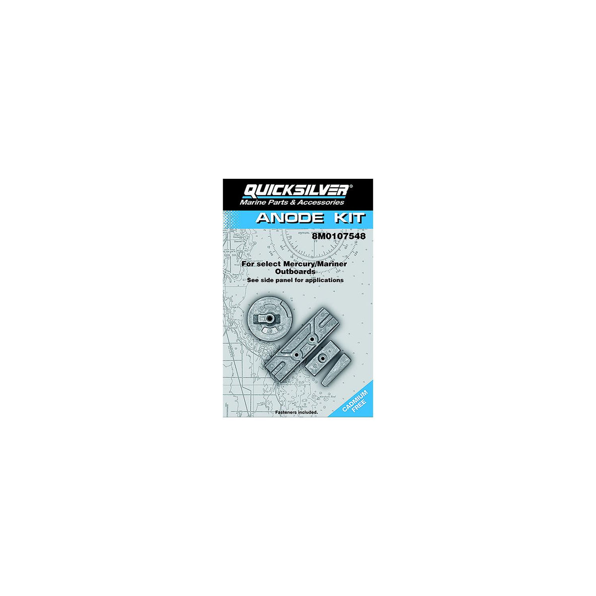 Quicksilver Mercury/Mariner/Force Anode Kit