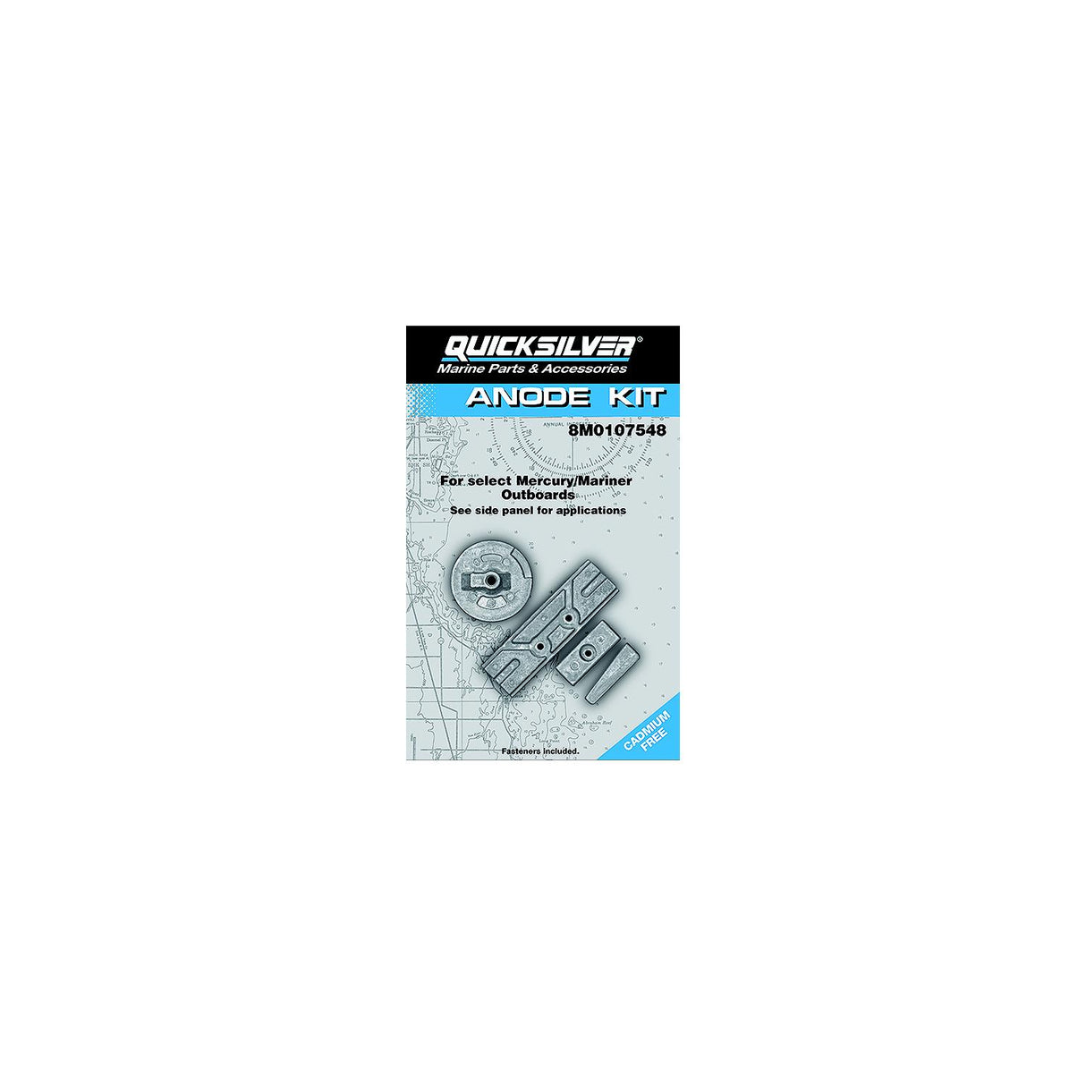 Quicksilver Mercury/Mariner/Force Anode Kit