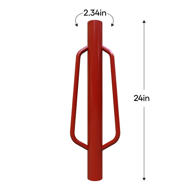 Yardlink Post Driver With Handle Red, Pack of 2
