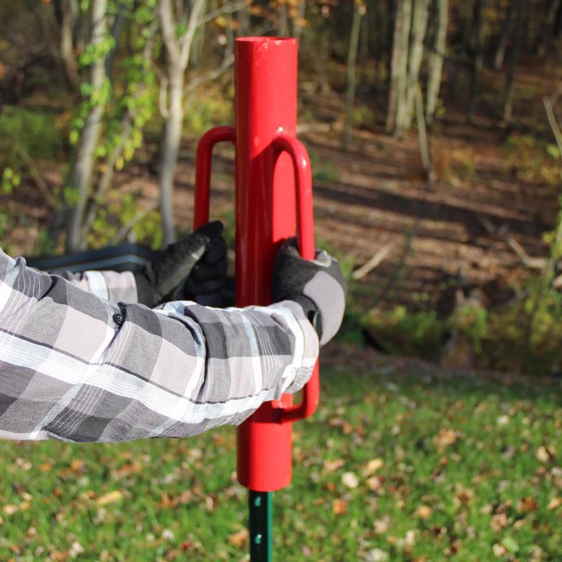 Yardlink Post Driver With Handle Red, Pack of 2
