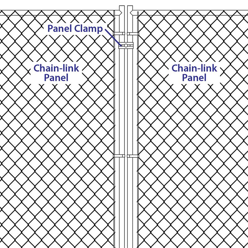 Yardlink Galvanized Steel Panel Clamp Set 1 pk
