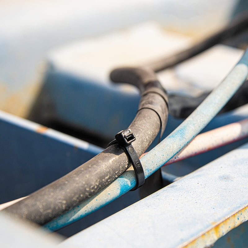 Gardner Bender Xtreme 45-308UVBFZ Cable Tie, Nylon, Black, 8 in L, 20/PK