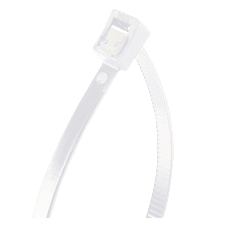 Gardner Bender 45-314SC Cable Tie, 4 in Max Bundle Dia, Double-Lock Locking, Nylon, Natural