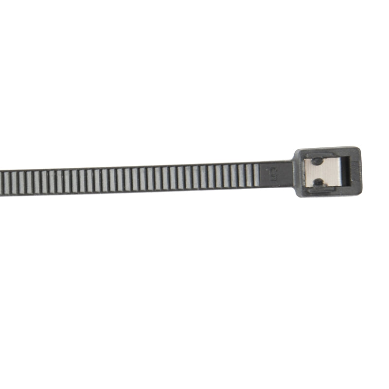Gardner Bender 45-314UVBSC Cable Tie, 4 in Max Bundle Dia, Double-Lock Locking, Nylon, UV Black