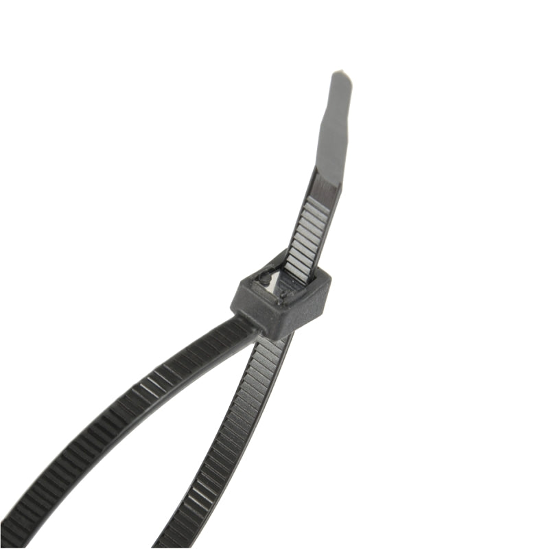 Gardner Bender 45-314UVBSC Cable Tie, 4 in Max Bundle Dia, Double-Lock Locking, 6/6 Nylon, Black, 14 in L