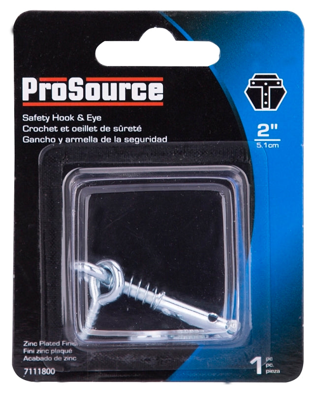 ProSource LR-410-PS Gate Hook and Eye, 1/8 in Dia Wire, Steel