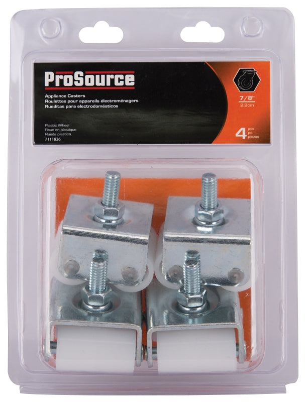 ProSource JC-A01-PS Appliance Roller, 2 in Dia Wheel, 125 lbs Load, Plastic