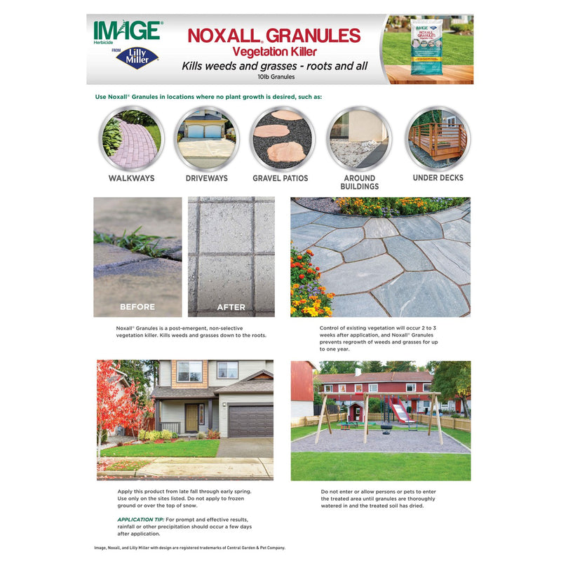 IMAGE 100502581 Noxall Vegetation Killer, Granular, Brown/White, 10 lb Bag