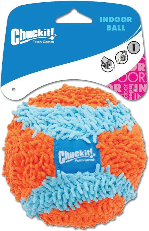 Chuckit! 213201 Dog Toy, M, Ball, Chenille, Blue/Orange