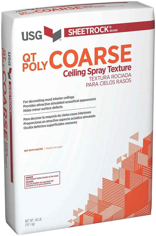 USG 540790 Ceiling Spray Texture, Powder, White, 40 lb