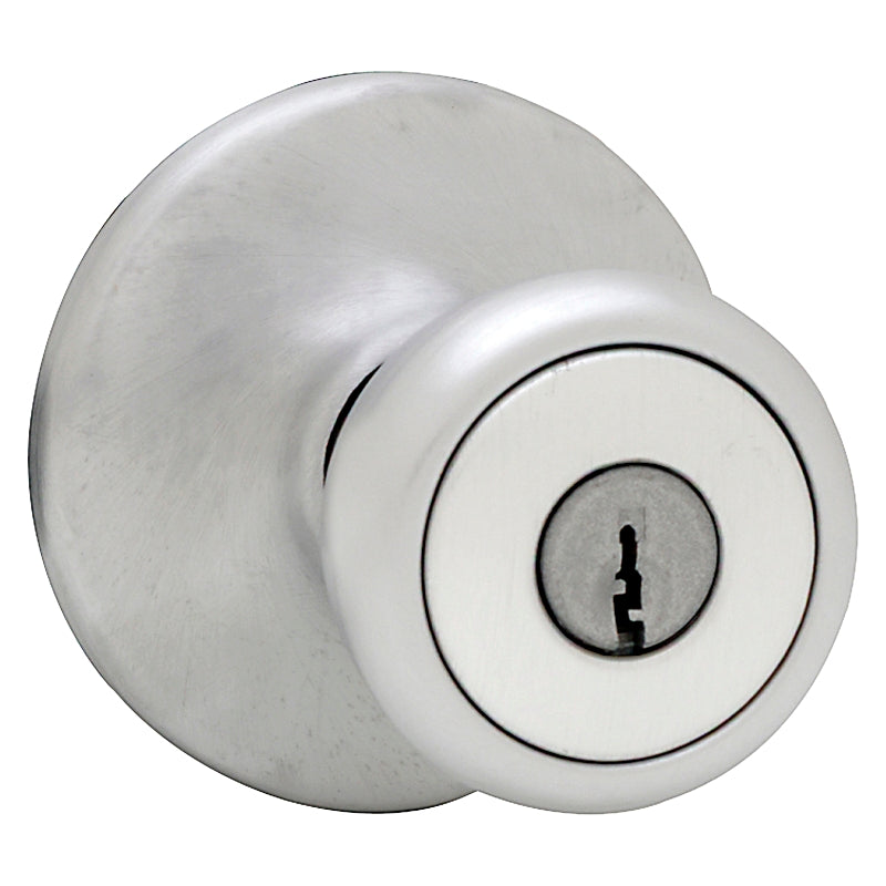 Kwikset 400M26DCPRFLK6 Series Entry Knob, Satin Chrome