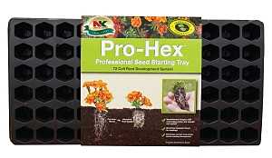 NK Lawn & Garden PHEX Seed Starter Kit, 22 in L Tray, 11 in W Tray, 72-Cell