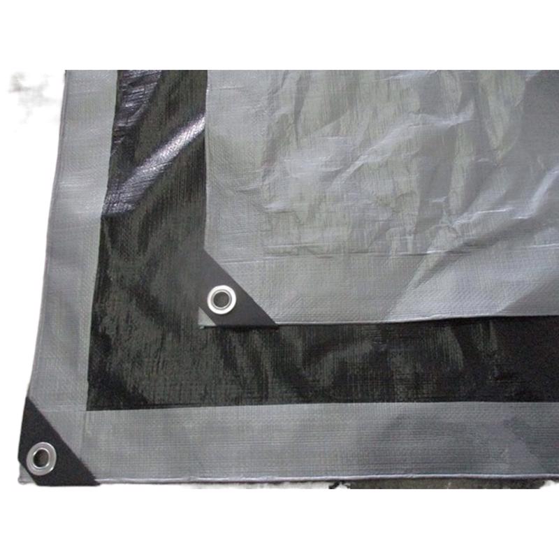 Ace 12 ft. W X 20 ft. L Heavy Duty Polyethylene Tarp Black/Silver