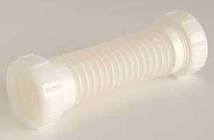 Danco 51067 Coupling, 1-1/2 in, 6 in L, Slip Joint, Plastic, White